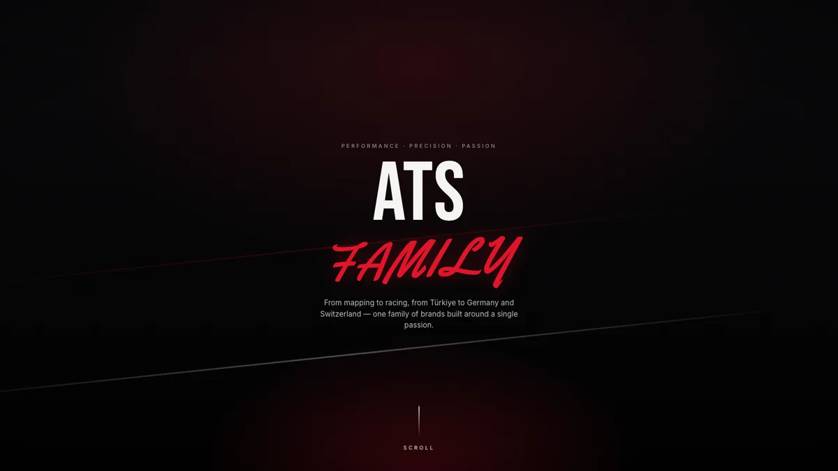 ATS Family marka portalının açılış ekranı