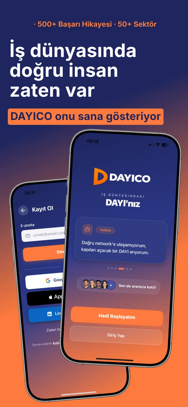 DAYICO açılış ekranı