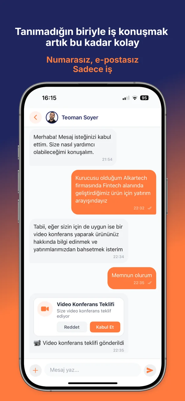 DAYICO video konferans ekranı