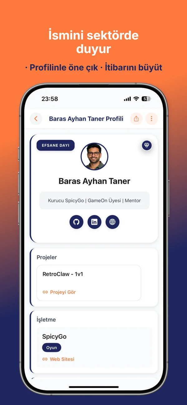 DAYICO profil ekranı